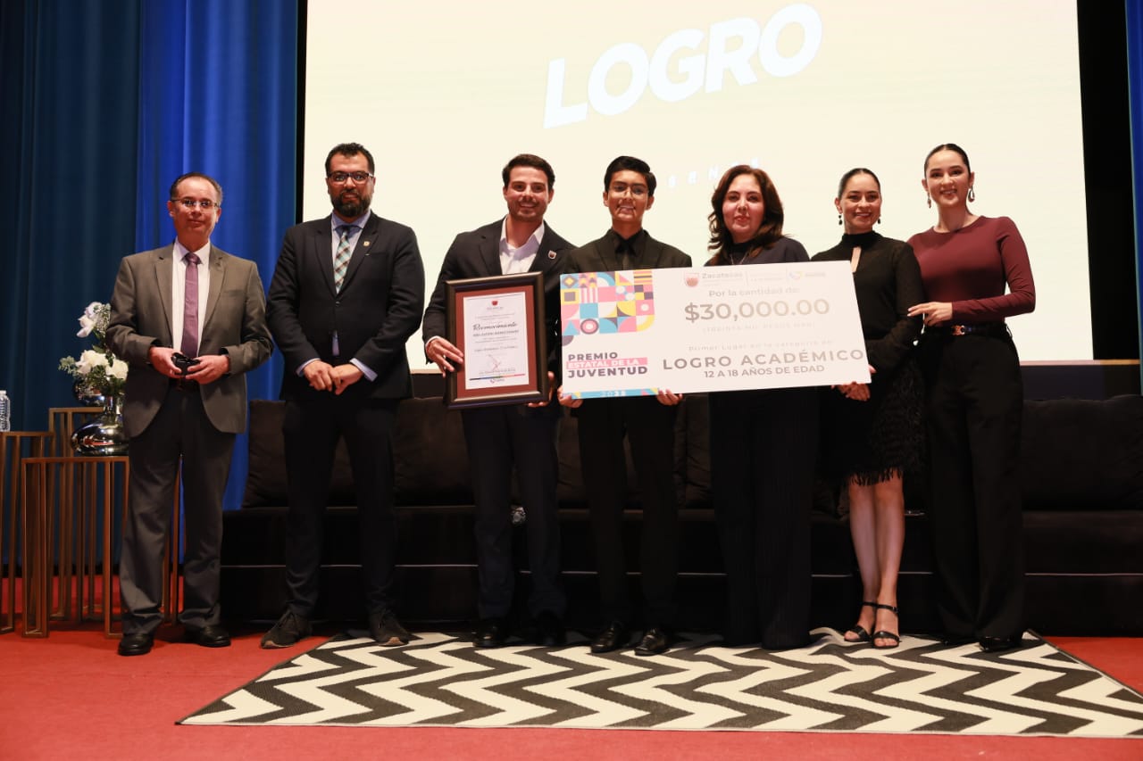 Reconoce Gobierno del Estado a la juventud zacatecana con la entrega del Premio Estatal de la Juventud 2025