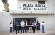 Inaugura Gobernador David Monreal Casa de Seguridad Pública Municipal de Loreto con una inversión total de 4.7 mdp