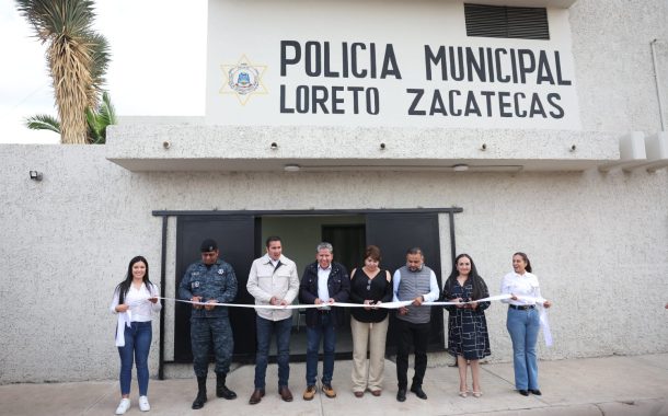 Inaugura Gobernador David Monreal Casa de Seguridad Pública Municipal de Loreto con una inversión total de 4.7 mdp