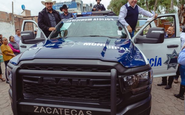 Fortalece Gobernador David Monreal seguridad en municipios del sur con equipamiento por más de 22 mdp