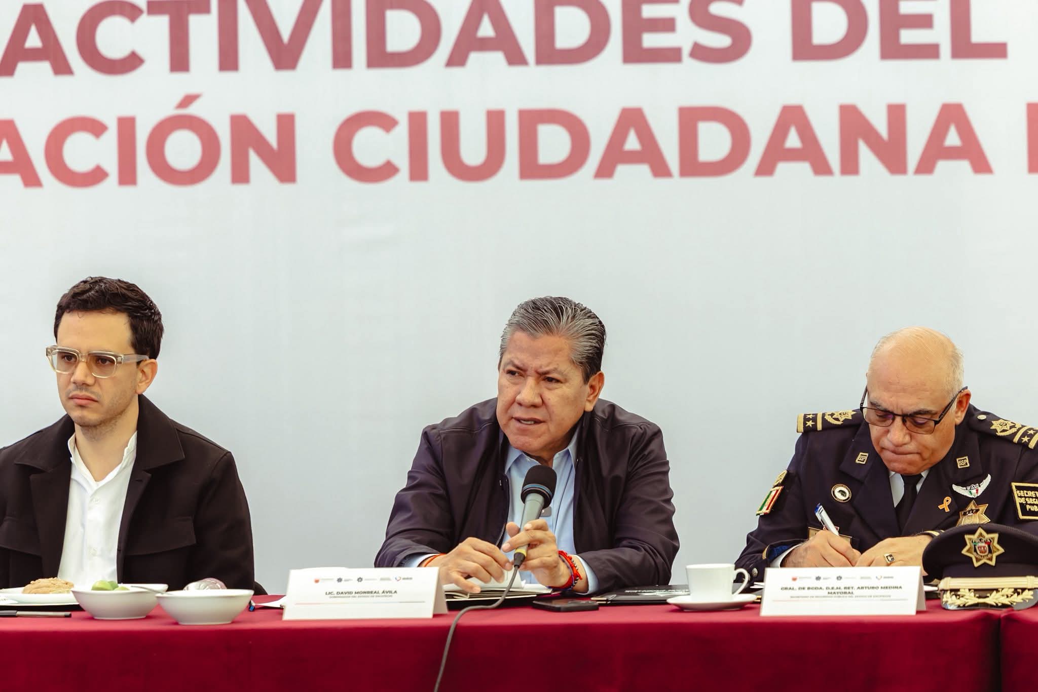 Reconoce sociedad civil estrategias del Gobernador David Monreal para que Zacatecas sea uno de los estados más seguros del país