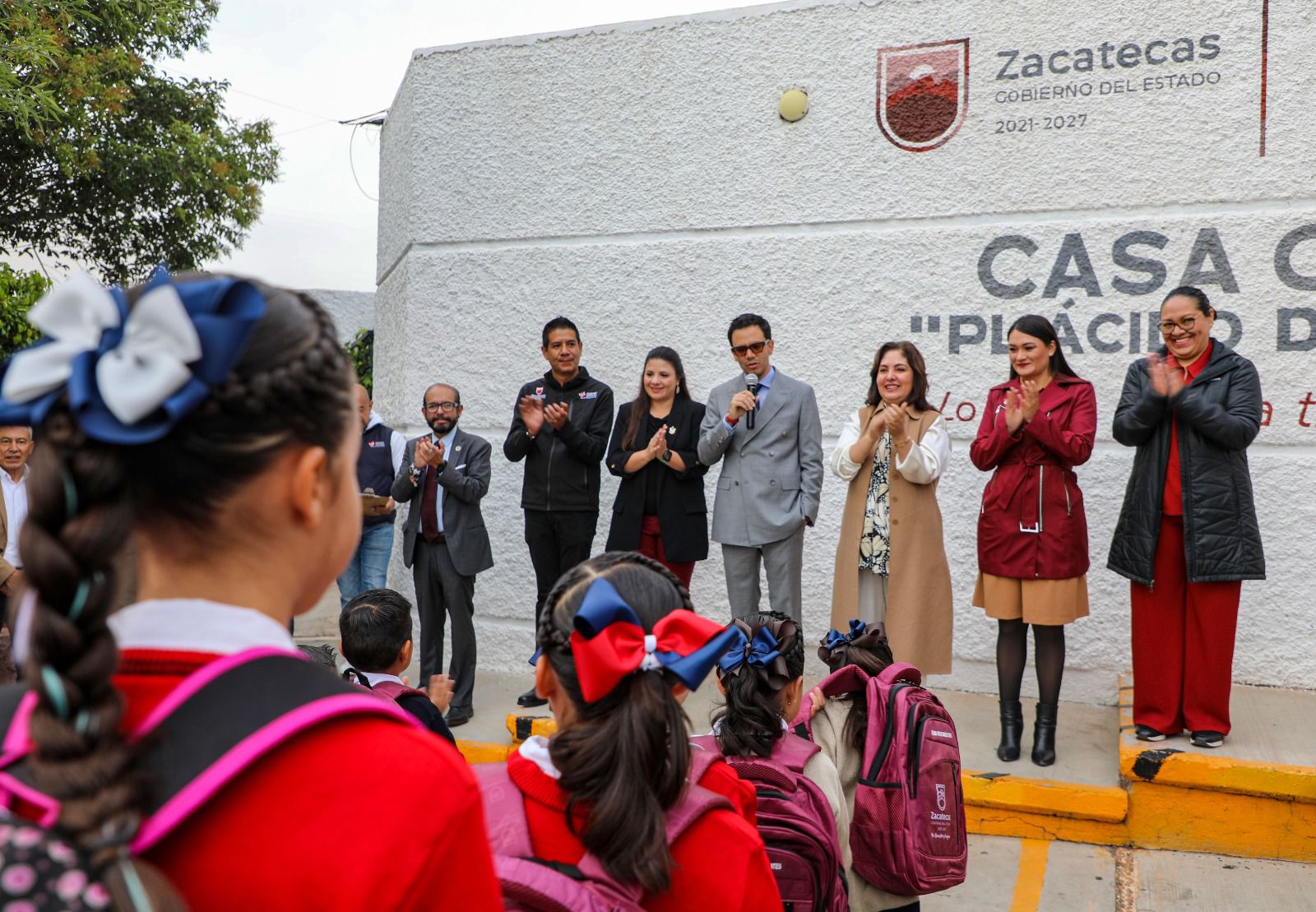 Acompaña Presidenta Honorífica de SEDIF a niñas y niños de Casa Cuna “Plácido Domingo” en su regreso a clases