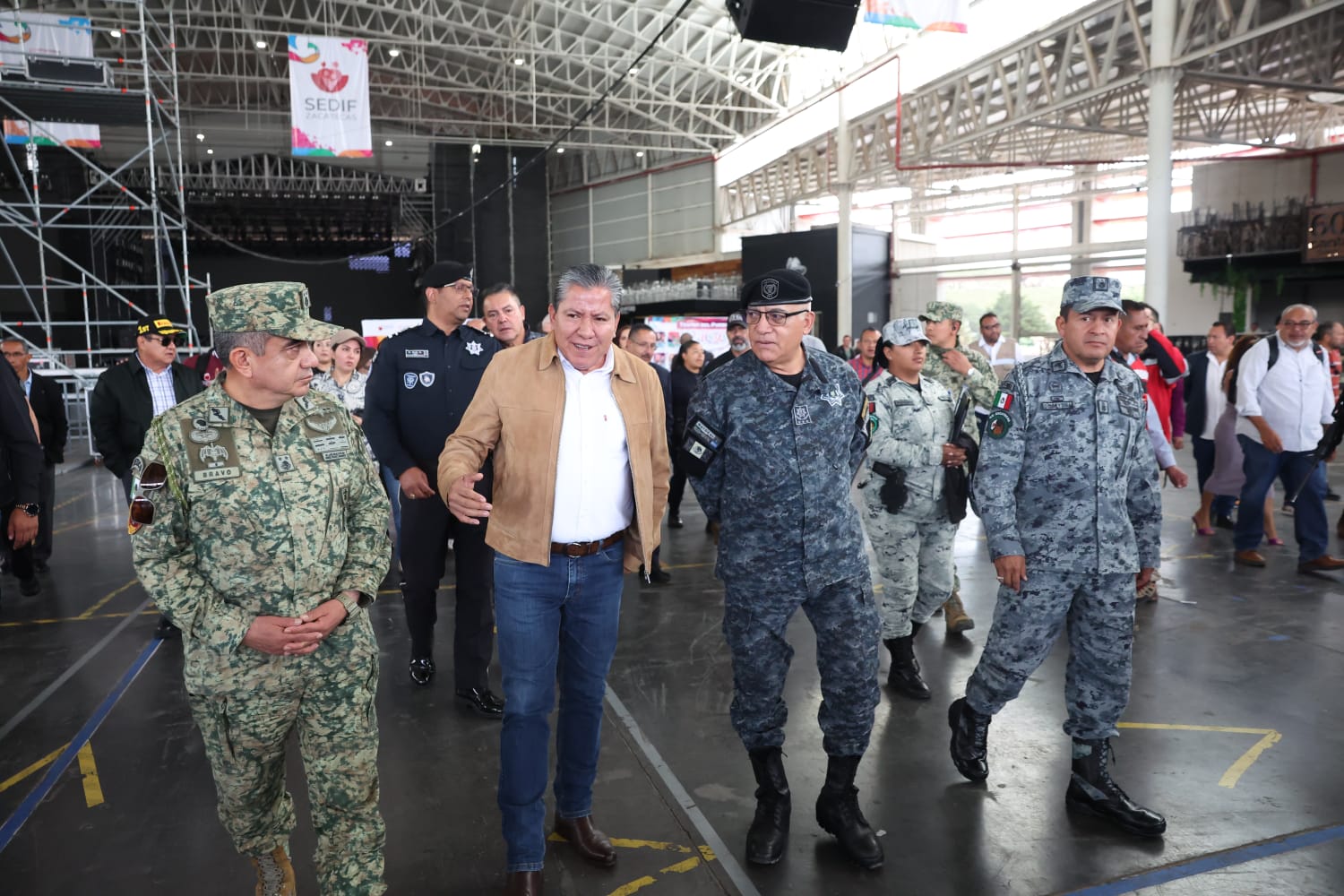 Detalla Gobernador David Monreal dispositivo de seguridad para la Fenaza 2025