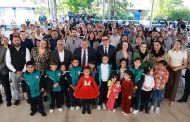 Inaugura Gobernador David Monreal Programa Escuelas con Agua