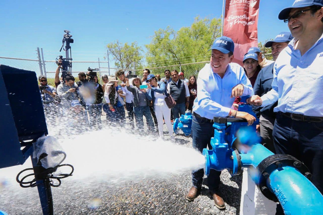 Con 13 pozos, el Gobernador David Monreal mejora el abasto de agua en jurisdicción de Jiapaz