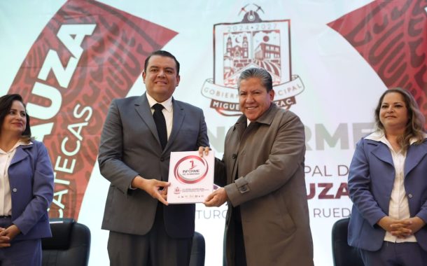 Ofrece Gobernador David Monreal total respaldo institucional al municipio de Miguel Auza