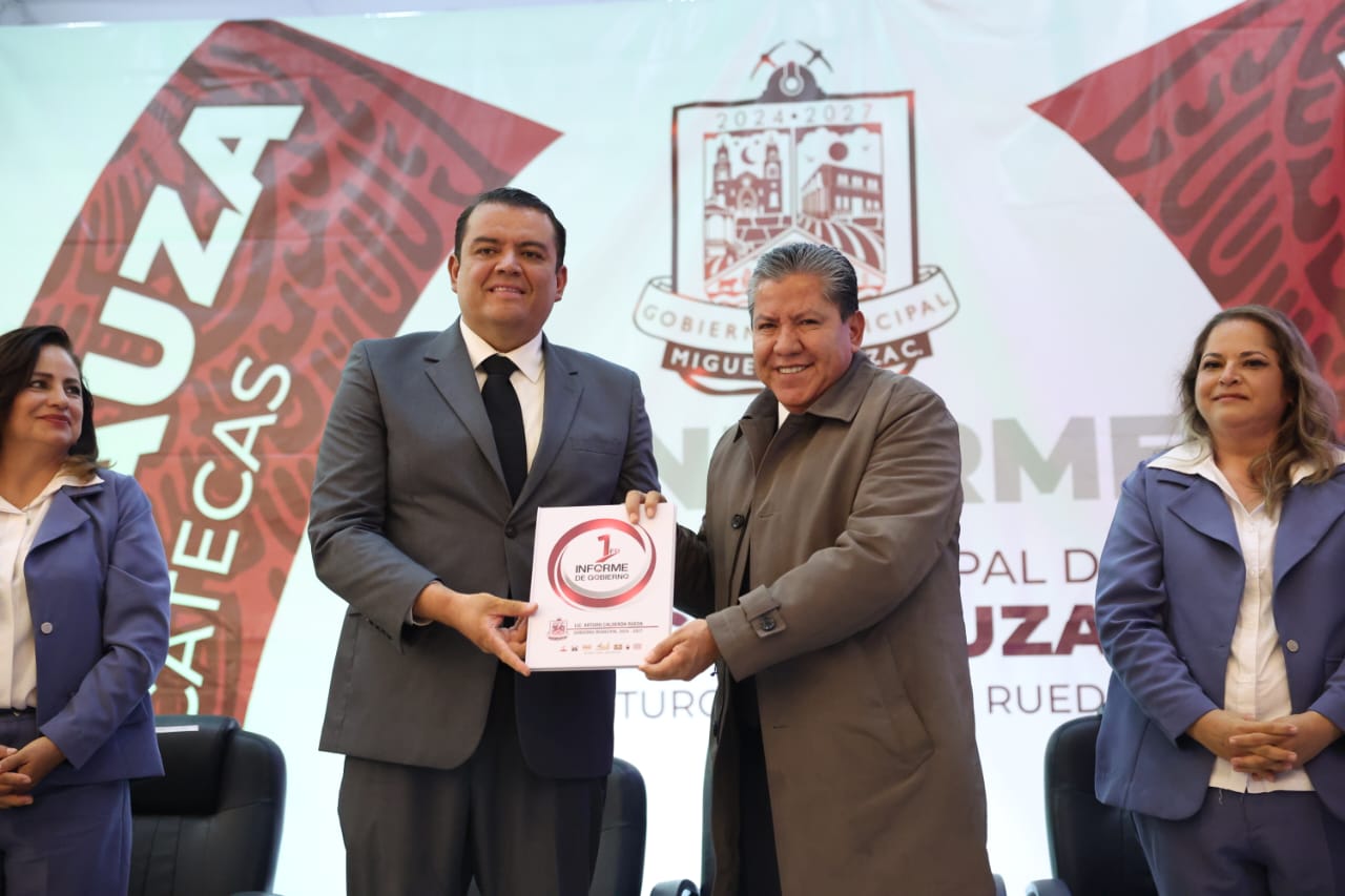Ofrece Gobernador David Monreal total respaldo institucional al municipio de Miguel Auza