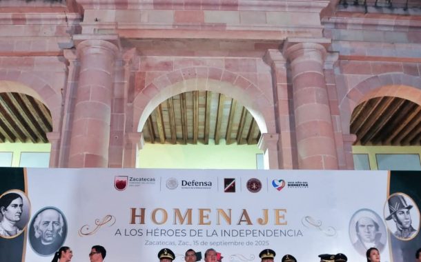 Encabeza Gobernador David Monreal homenaje a Héroes de la Independencia con llamado a la unidad y defensa de la soberanía