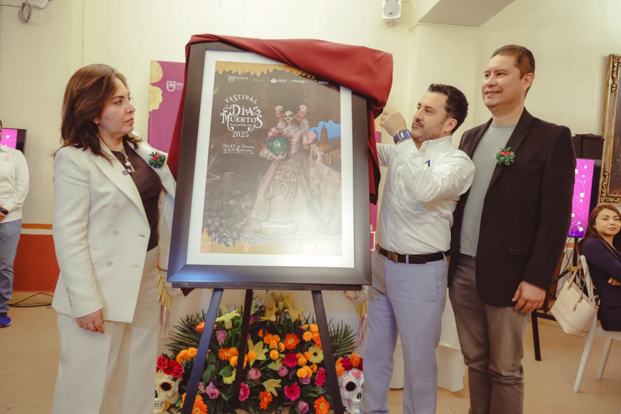 Presenta Gobierno de Zacatecas Festival de Día de Muertos 2025; Veracruz, concursos, cultura y Yuri en concierto