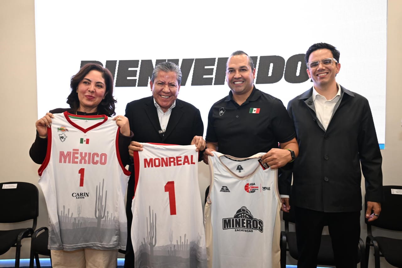 ¡Histórico! Zacatecas será sede de un partido eliminatorio FIBA entre México y República Dominicana: Gobernador David Monreal Ávila