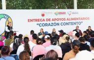 Entrega Gobernador David Monreal más de 1 mil 850 despensas del programa Corazón Contento en Noria de Ángeles