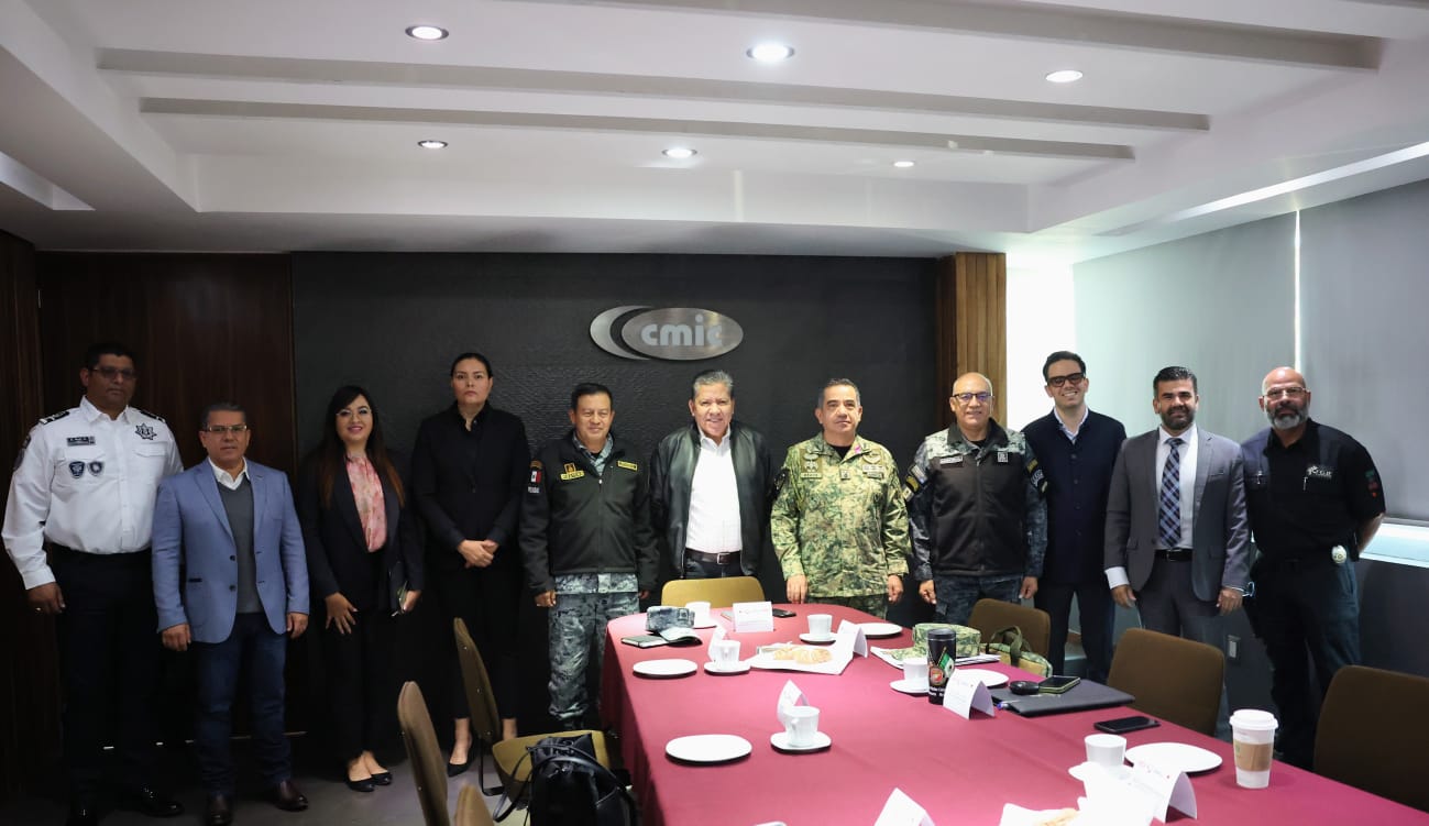 Fortalece Gobernador David Monreal coordinación con CMIC para impulsar obra pública y seguridad