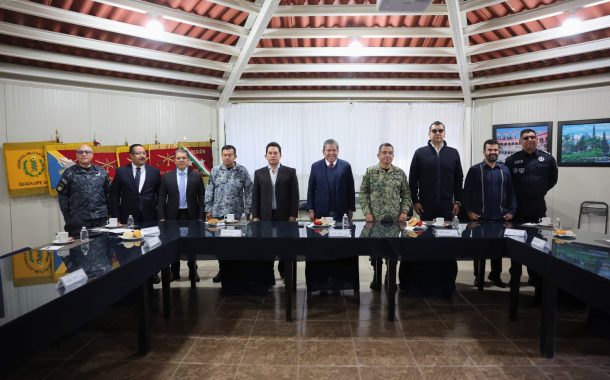 Encabeza Gobernador David Monreal, en Zacatecas, Reunión de Trabajo de Mesas de Inteligencia, Judicialización y Operativa