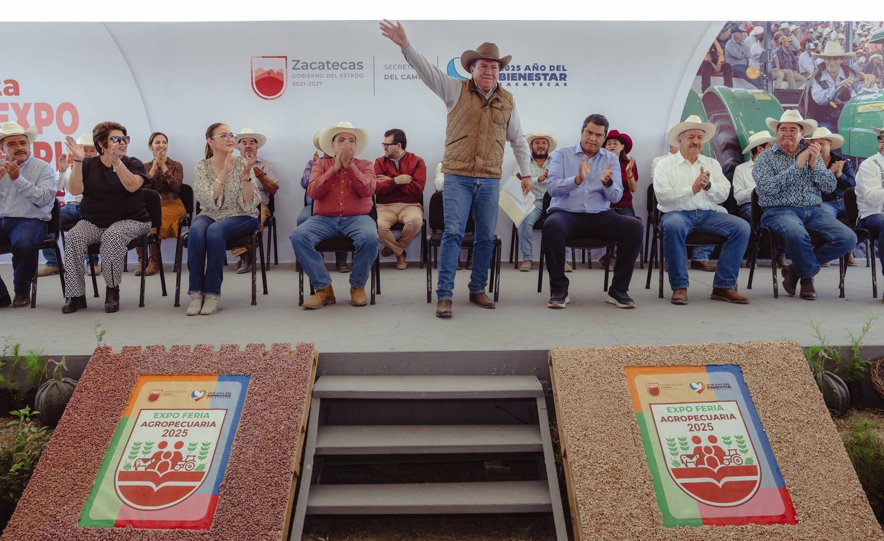 Feria Agropecuaria para Frijoleros 2025 que llevó el Gobernador David Monreal a Fresnillo dejará 100 mdp al campo zacatecano