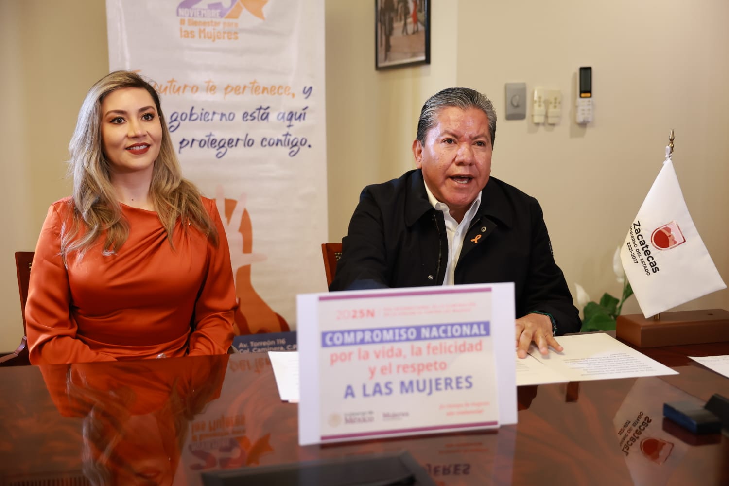 Zacatecas se suma al Compromiso Nacional por la eliminación de la violencia contra las mujeres, convocado por la Presidenta Claudia Sheinbaum