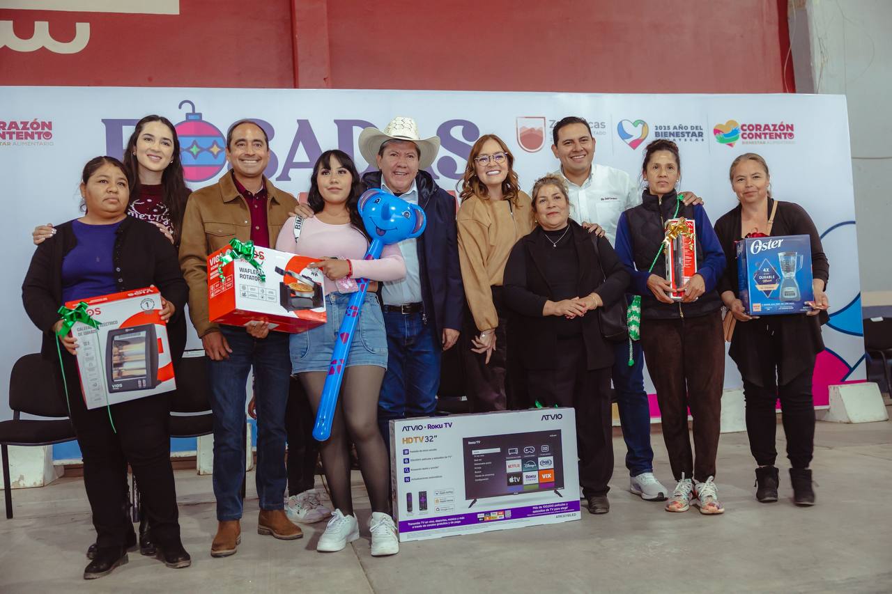 Encabeza Gobernador David Monreal Posada de la Paz y el Bienestar en Tacoaleche