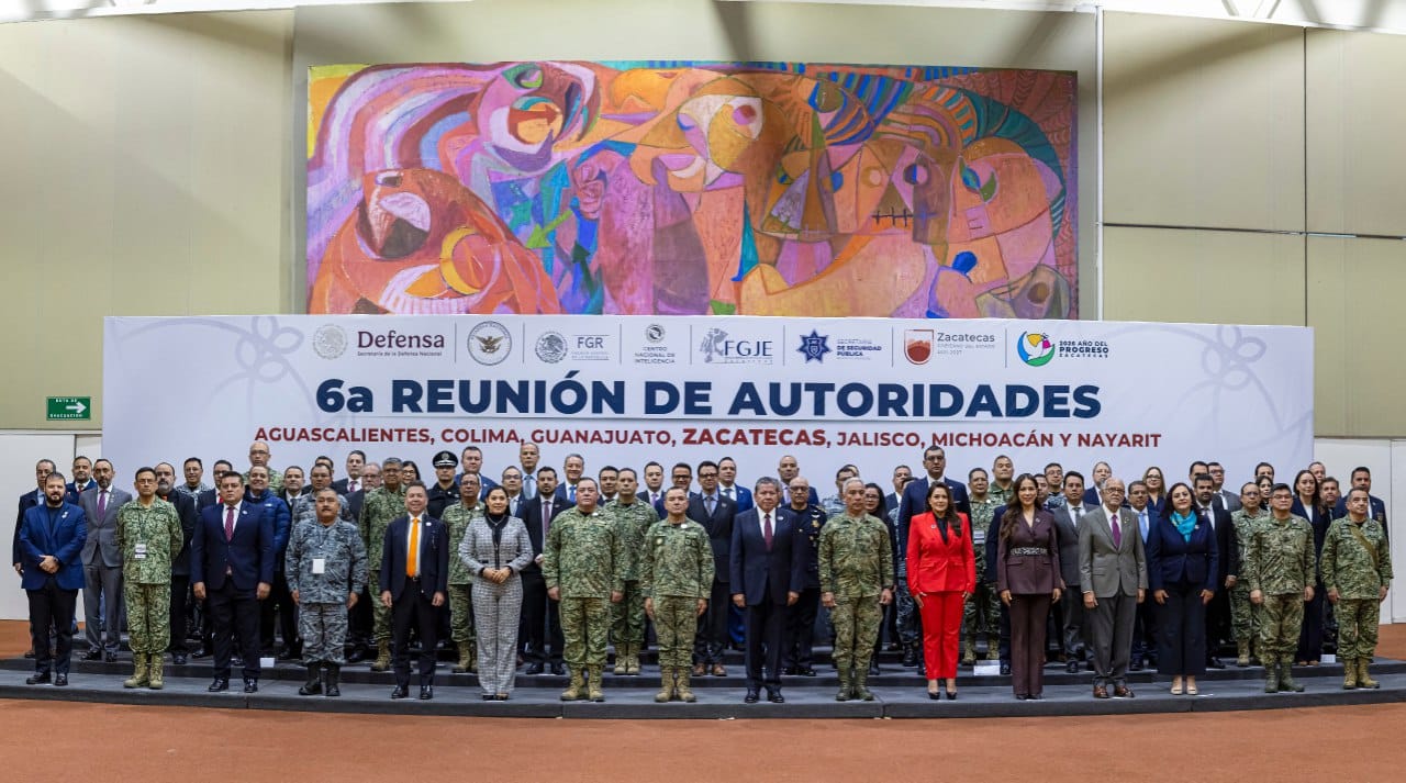Encabeza Gobernador David Monreal Sexta Reunión Regional de Seguridad en fortalecimiento de estrategia coordinada
