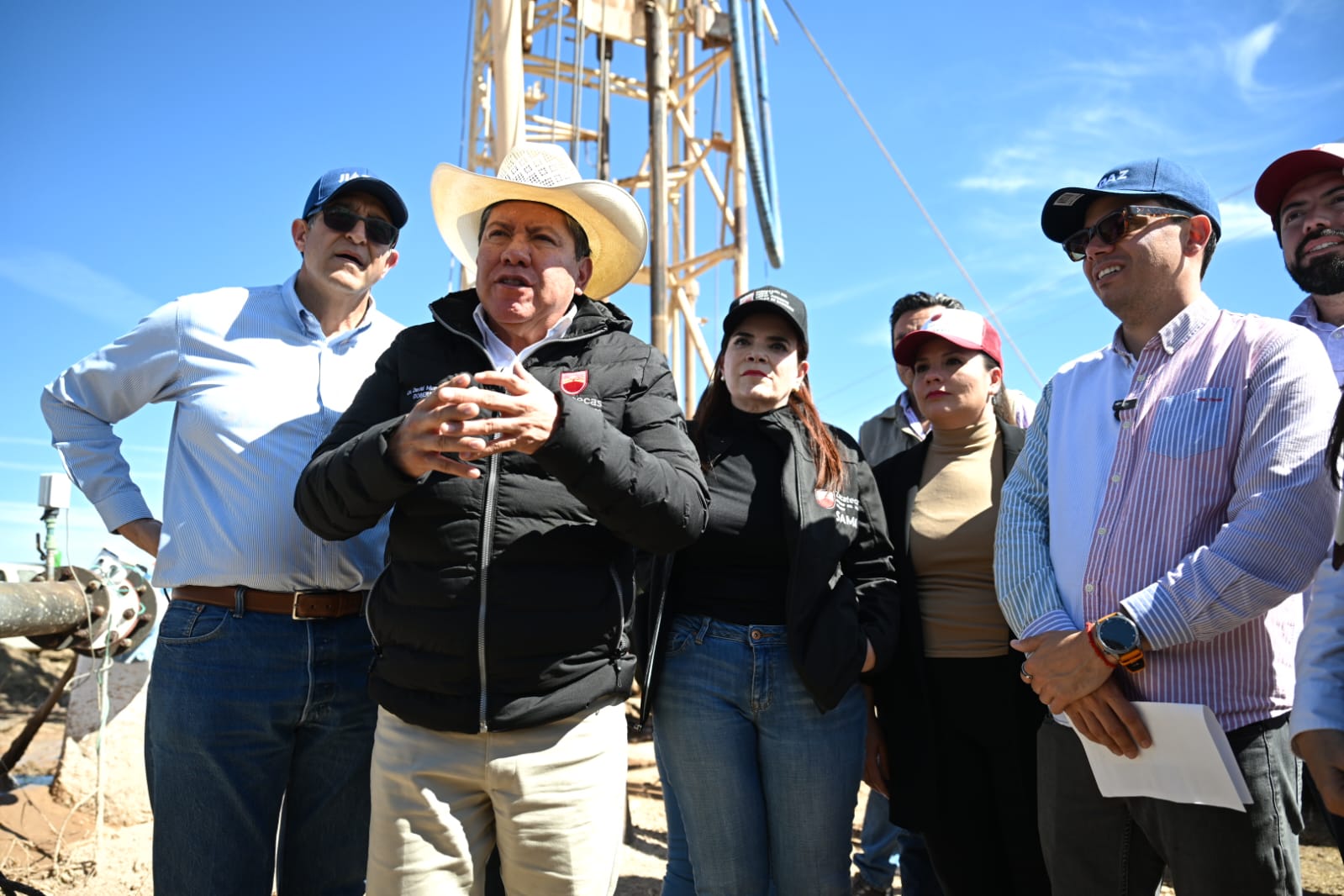 Anuncia Gobernador David Monreal perforación de 10 pozos de agua  durante 2026, Año del Progreso