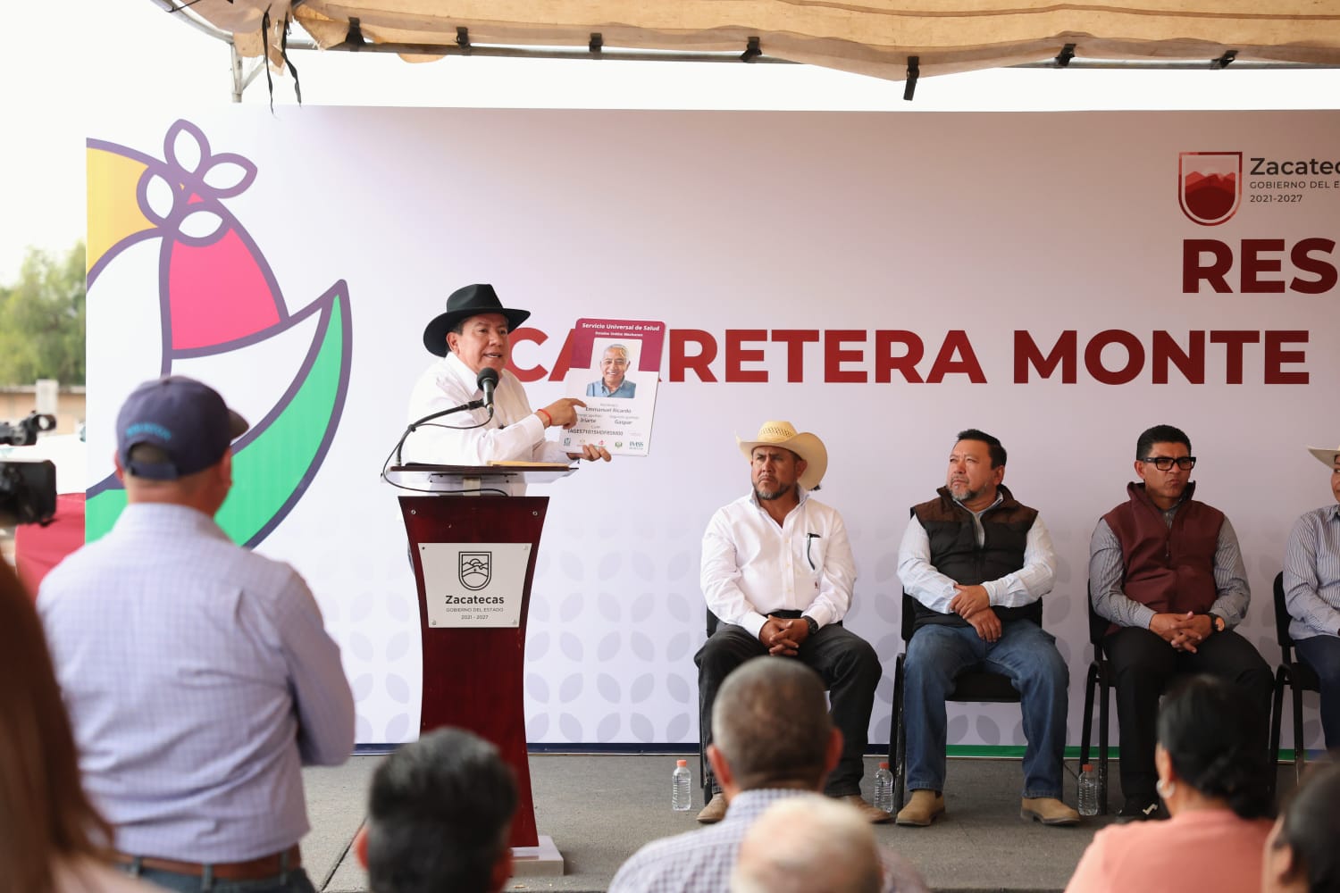 Invita Gobernador David Monreal a credencialización para acceso universal a servicios de salud en Zacatecas