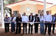 Inaugura Gobernador David Monreal obras de mejora integral en escuela primaria de El Bordo, Guadalupe